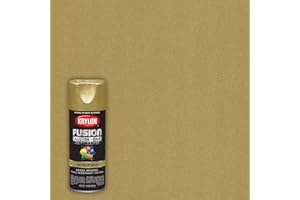 12 oz Krylon K02770007 Gold Fusion All-In-One Paint & Primer Spray Paint, Metallic