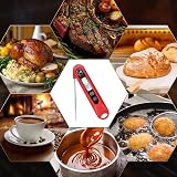 DOQAUS Meat Thermometer Probe 3S Instant Read Backlit 304 Stainless Foldable view 8