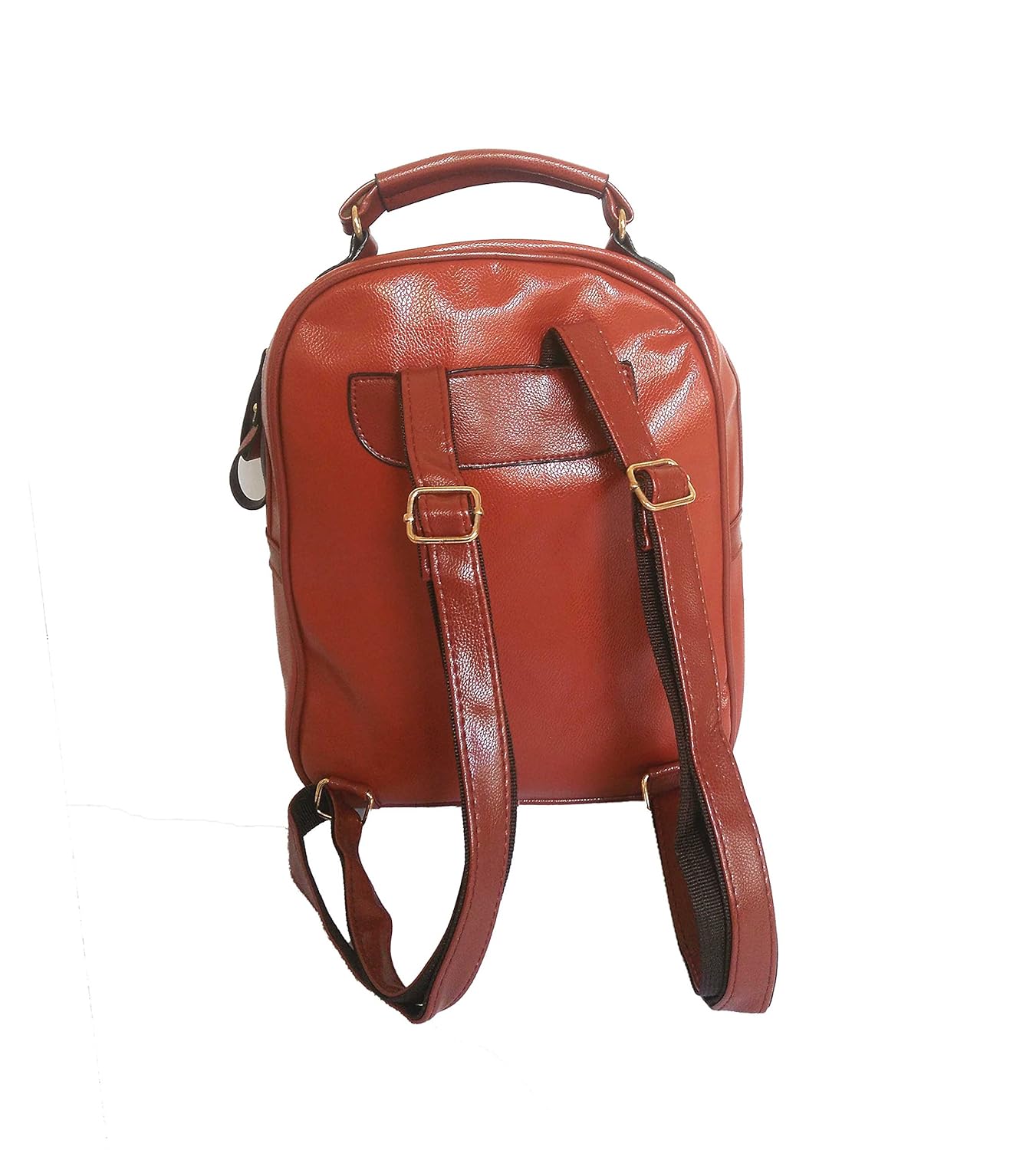 di grazia women&rsquo;s leather backpack handbag (chocolate brown, chocolate-brown-small-backpack)
