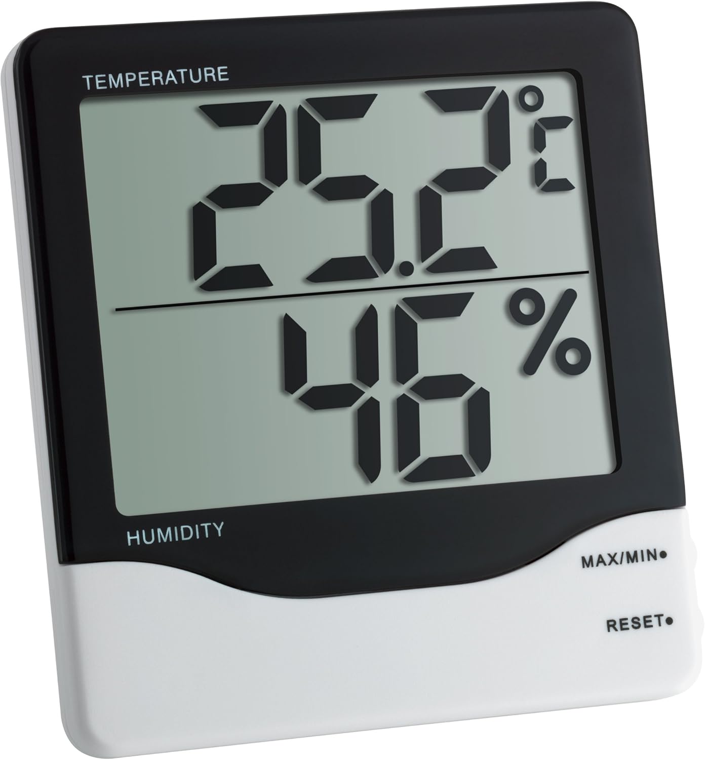TFA Dostmann Digitales Thermometer, großes Display, Innentemperatur