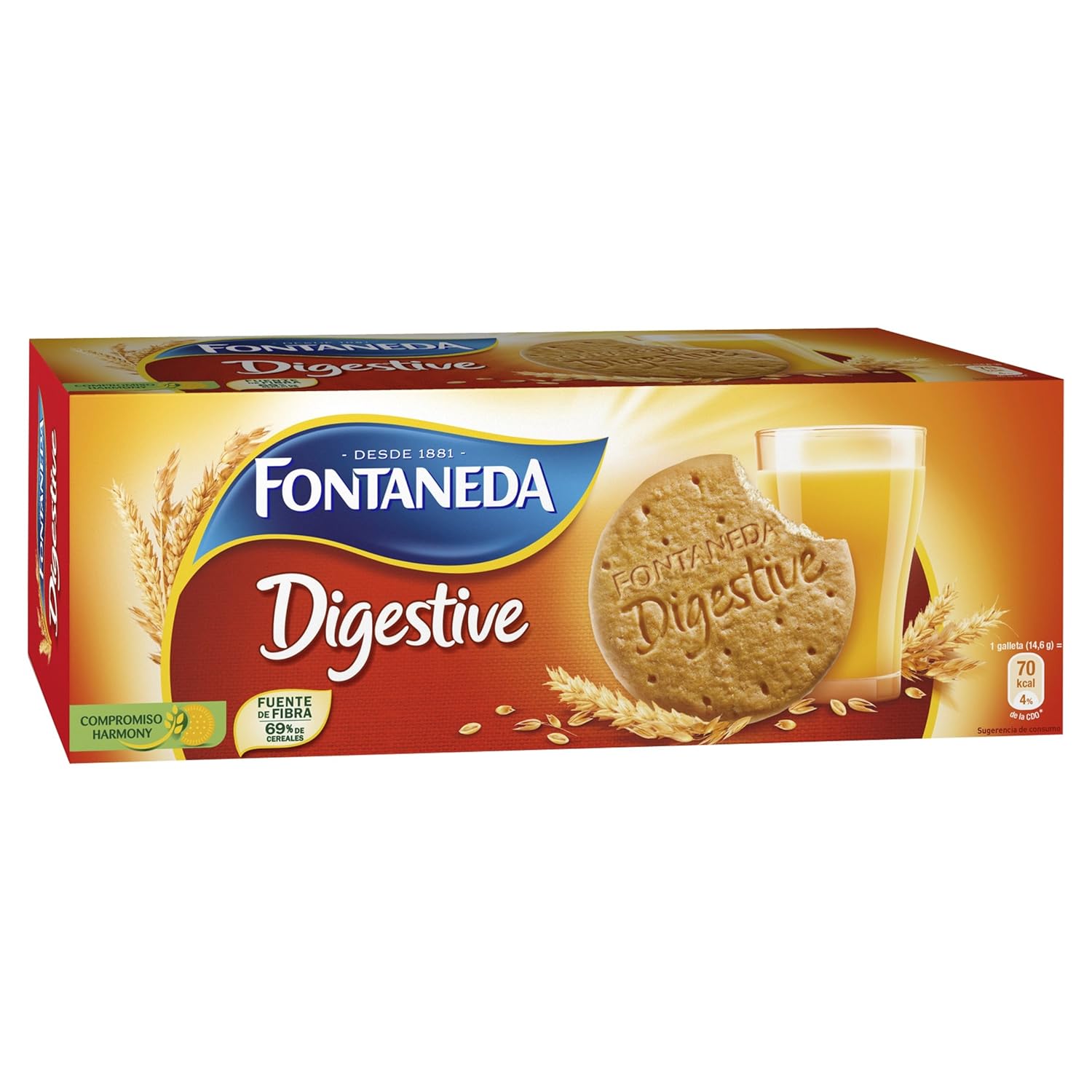 Fontaneda - Digestive - Galletas de avena - 400 g: Amazon.es: Alimentación y bebidas