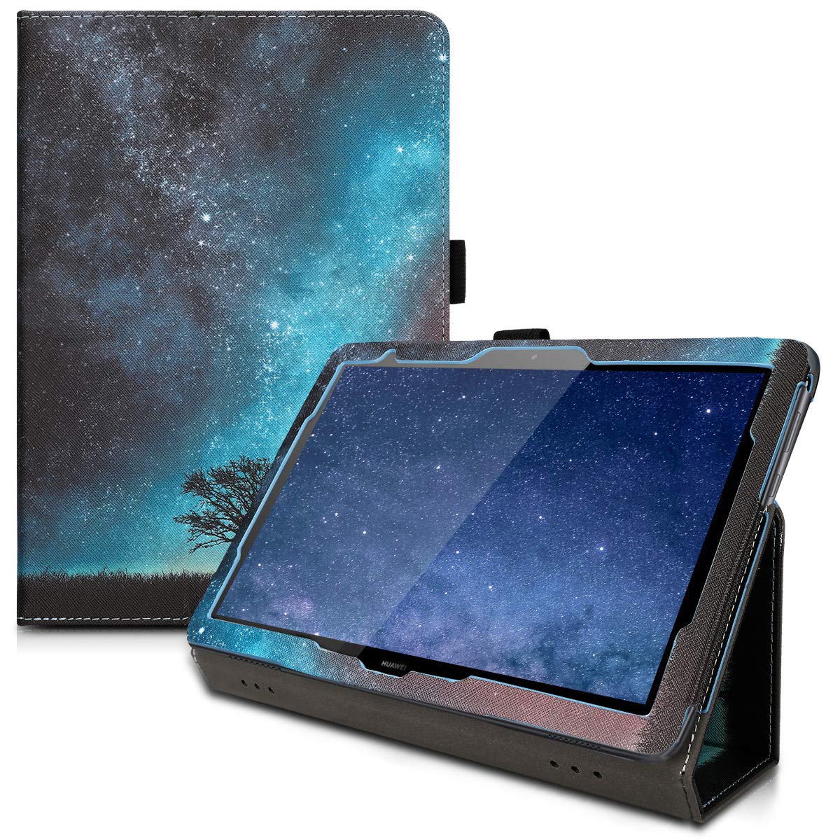 Custodia Per Huawei MediaPad T5 10 - Pelle, Supporto 360°, Protezione - Foto 3