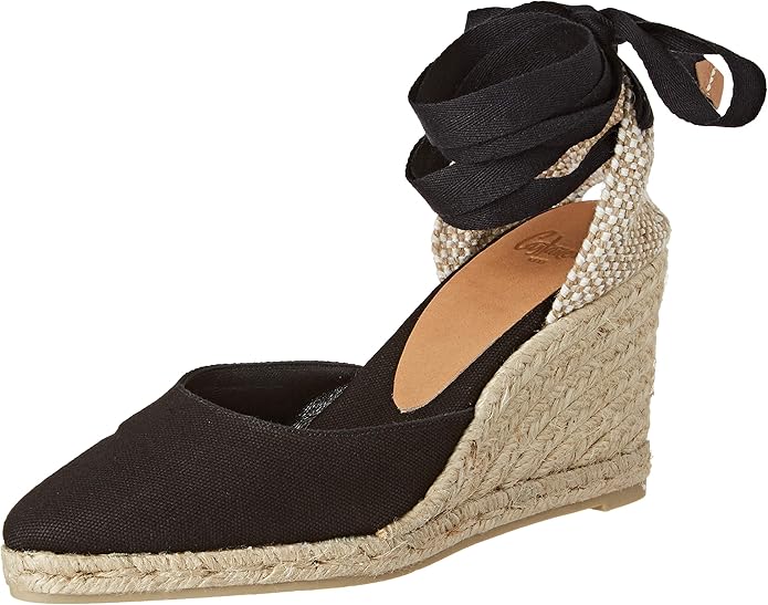 Amazon.com | Castaå¸½er Women's Espadrilles, Black (Black 100), 6 UK | Slippers
