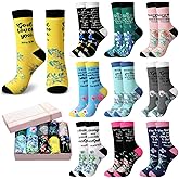10/20/30 Pairs Christian Socks with Inspirational Words Flower Religious Gifts Jesus Bible Verse Socks for Men Women Pastor