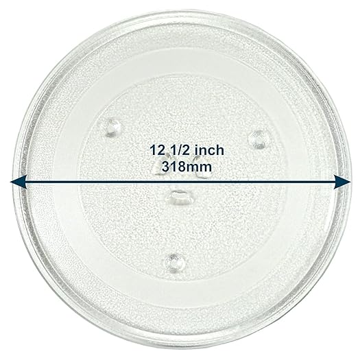 HQRP - Plato giratorio de cristal (bandeja para Emerson m0s0563 ...