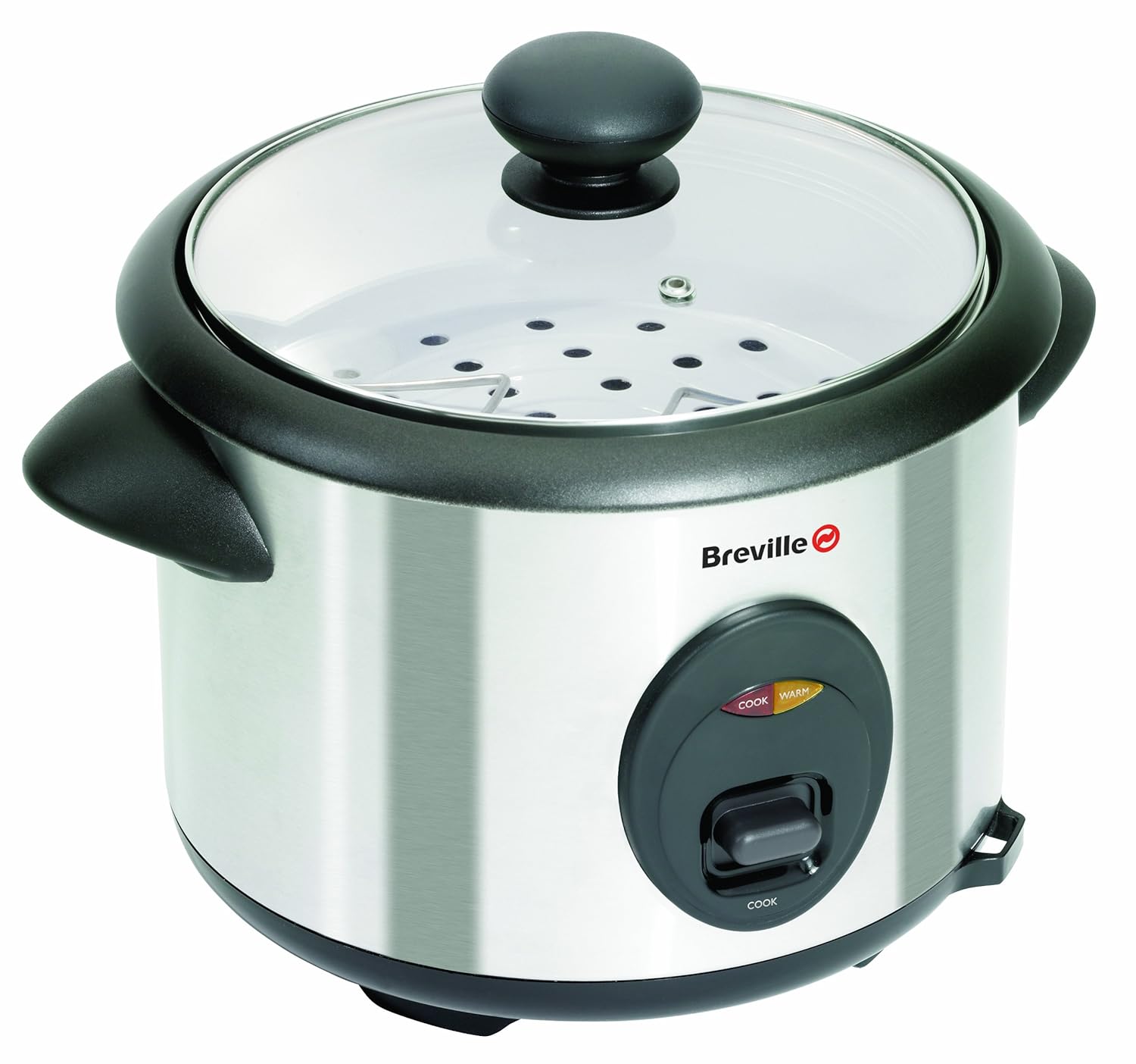 Breville ITP181 1.8L Rice Cooker and Steamer Stainless Steel Cook