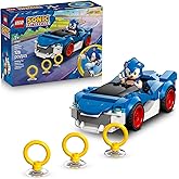LEGO Sonic The Hedgehog Sonic: Speedster Lightning Race Car Toy for Boys & Girls - Toy Building Set W/Minifigure for Kids & G