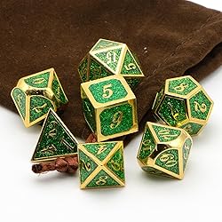Metal Dice Set, HNCCESG Polyhedral DND Dice for
