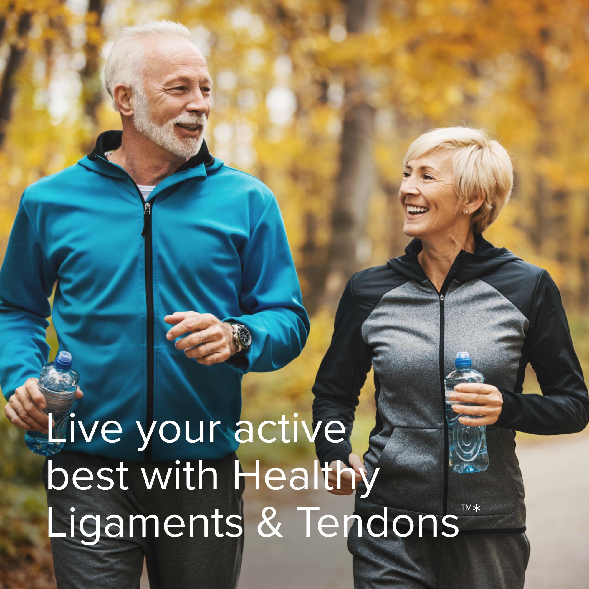 Terry Naturally Healthy Ligaments & Tendons - Dietary Supplement for Connective Tissue & Joint Lubrication Support - Non-GMO Formula to Aid Ligament & Muscle Health - 60 Capsules