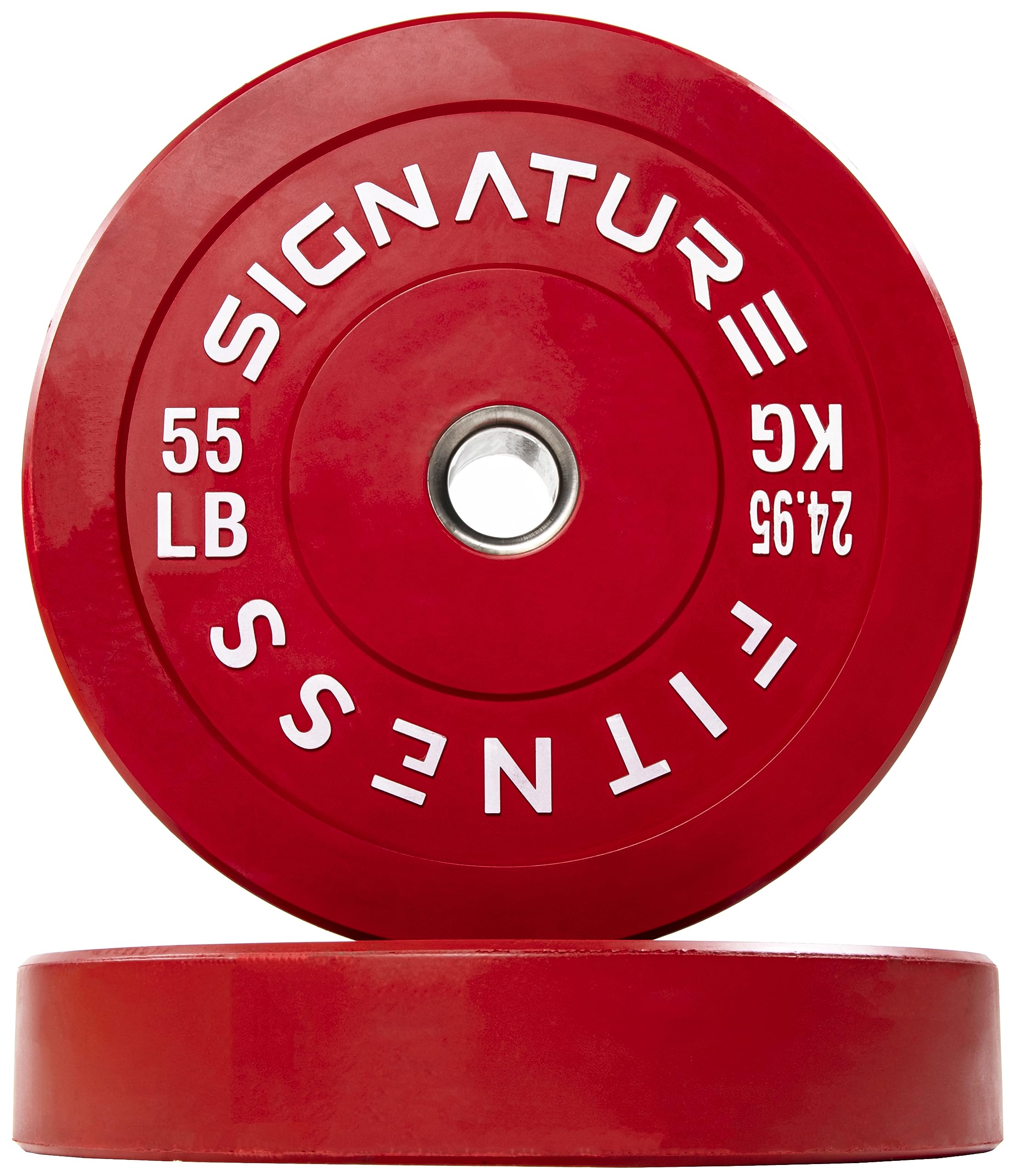 Photo 1 of **DIRT**Fitvids 2" Olympic Bumper Plate Weight Plate with Steel Hub, 55LB, 