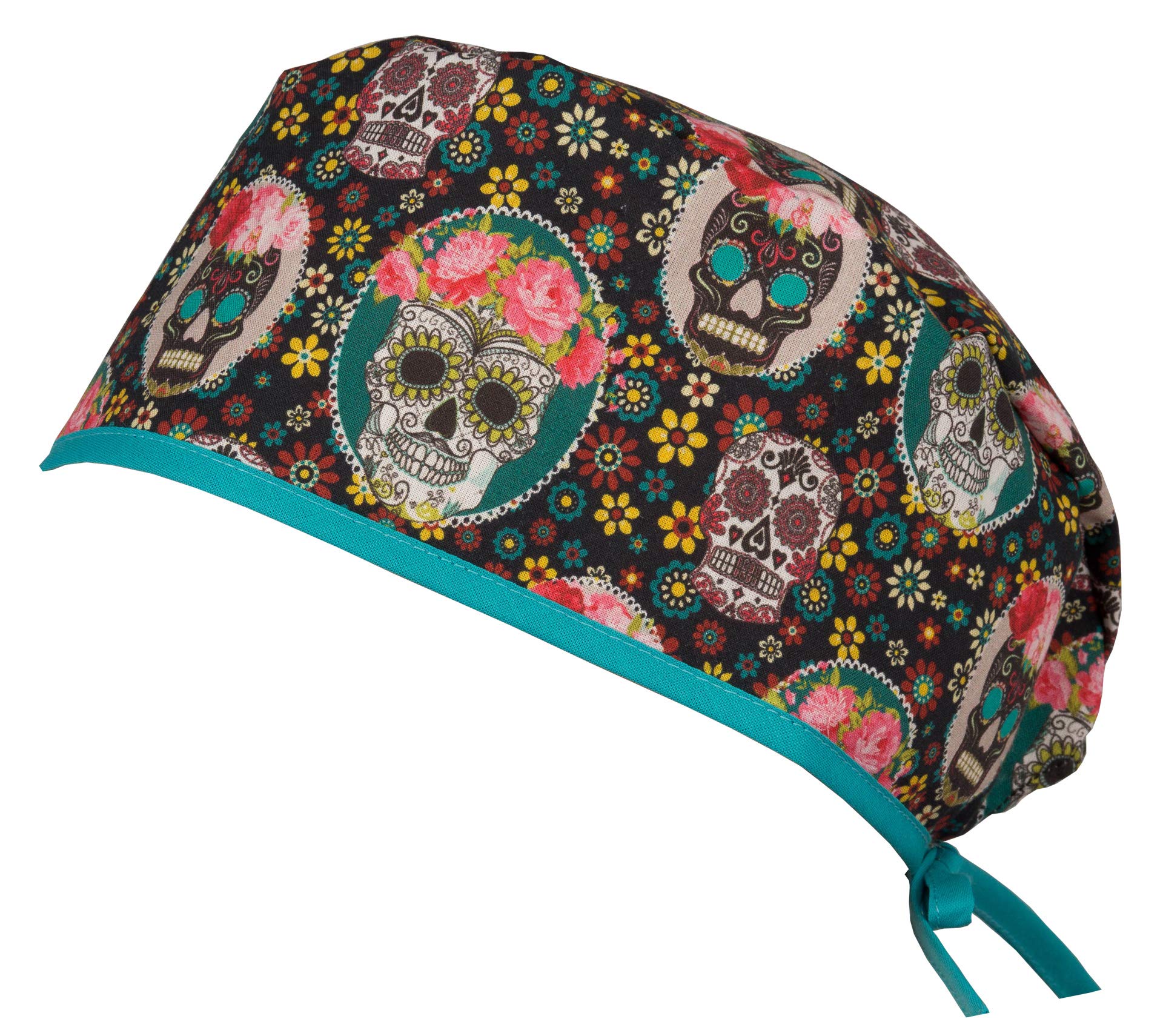 Surgical Scrub CAPS Men’S - Calaveras Mexicanas