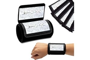 Pro Sports Plans WristCoaches Football Play Wristbands-Youth Quarterback Gear-Wristband Playbook-Softball Wristbands for Signs