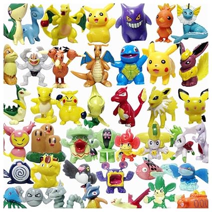 Pokémon Pearl Minifiguren 2-3 cm groß (24 Stück)