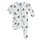 KicKee Pants Little Boys Print Footie with Zipper