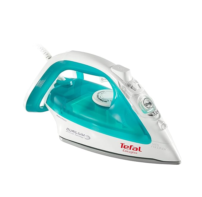 Tefal Easygliss FV3951 Dampfbügeleisen (2400 Watt, extra Dampfstoß 120 g/min, 0,27 Liter) himmelblau