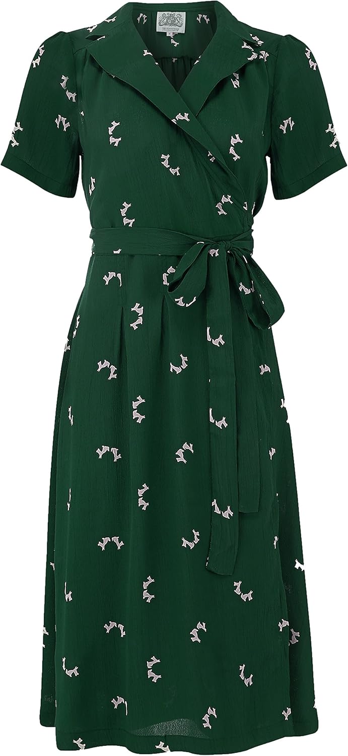 green wrap dress uk