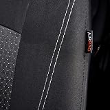 Flying Banner Black Jacquard Car Seat Covers Full Set Airbag Compatible view 4