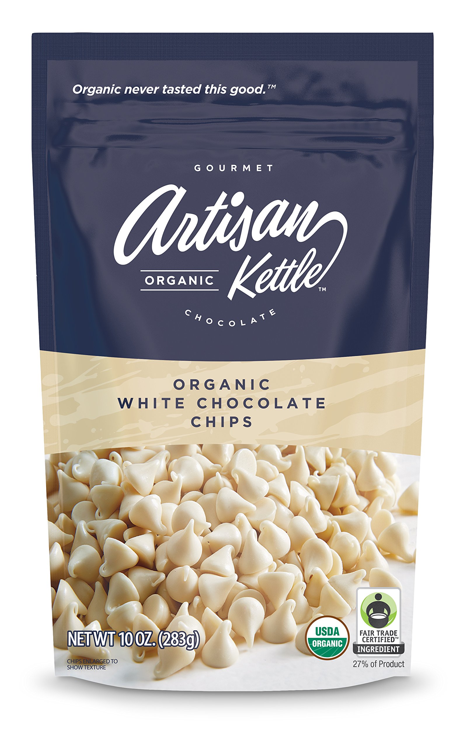 Artisan Kettle Organic Semisweet Chocolate Chips, 10 Ounce
