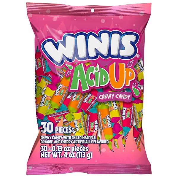 WINIS SOUR & SPICY VARIETY BAG CHEWY CANDY...