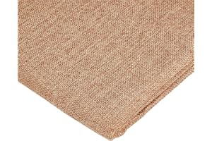 OLYCRAFT 19.7x57.5 Inch Beige Linen Speaker Grill Cloth Linen Speaker Fabric Dustproof Speaker Fabric Stereo Fabric Replacement Mesh Cloth for Home Stage Speakers Media Cabinet KTV Boxes Repair