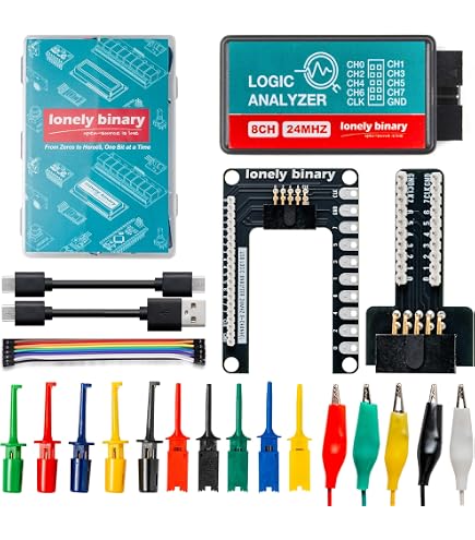 Analyseur Logique USB 8 Canaux 24 MHz - Pour Débogage ARM, FPGA Et électronique, Neuf