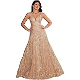Sleeveless Glitter Sequined Womens Long Formal Gown Aline Prom Dress for Anchorwoman Floor Length Evening Dress