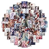 Cute Anime Girl Stickers for Teen Laptop, 50pcs
