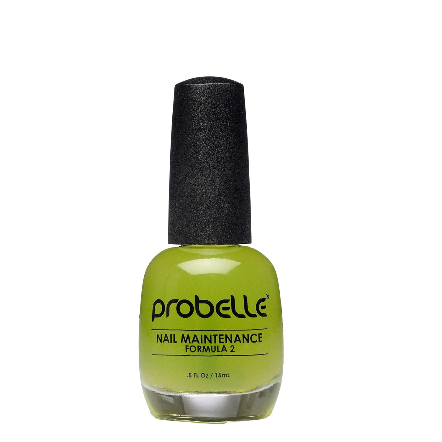 Probelle Formula 2 Nail Maintenance with Garlic and Lime, Nail Hardener and Strengthener with Fungal Protection and Color protection .5 fl oz/ 15 mL : Beauty