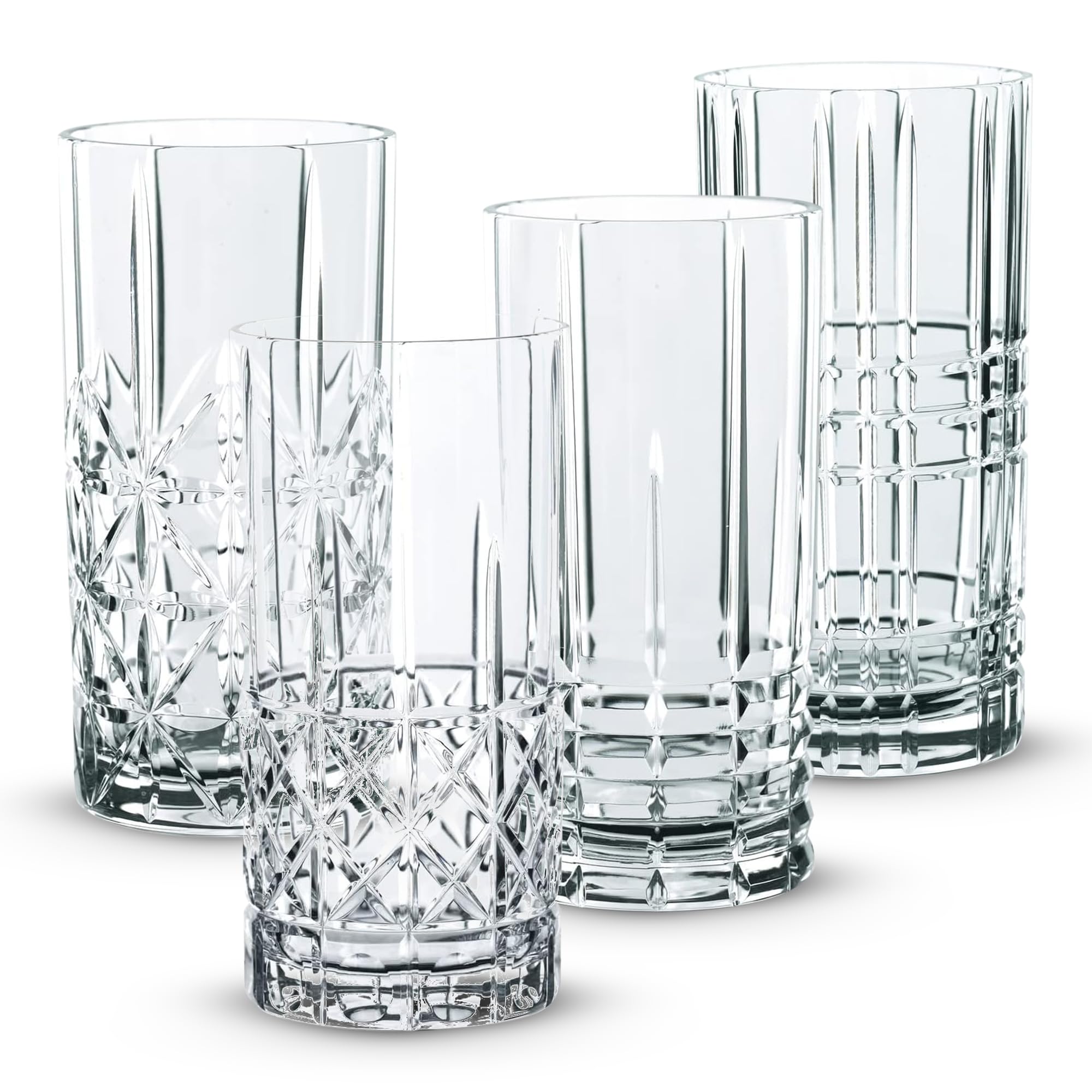 Nachtmann Highball Glasses, Set of 4, Crystal, 445 ml, Highland, 97784