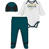 Gerber NFL baby girls 3 Pack Bodysuit Registry Gift