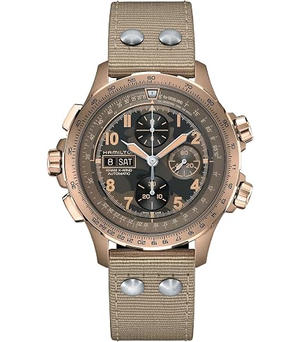 Amazon.com: Hamilton Khaki Aviation Automatic Men's Watch, 44mm