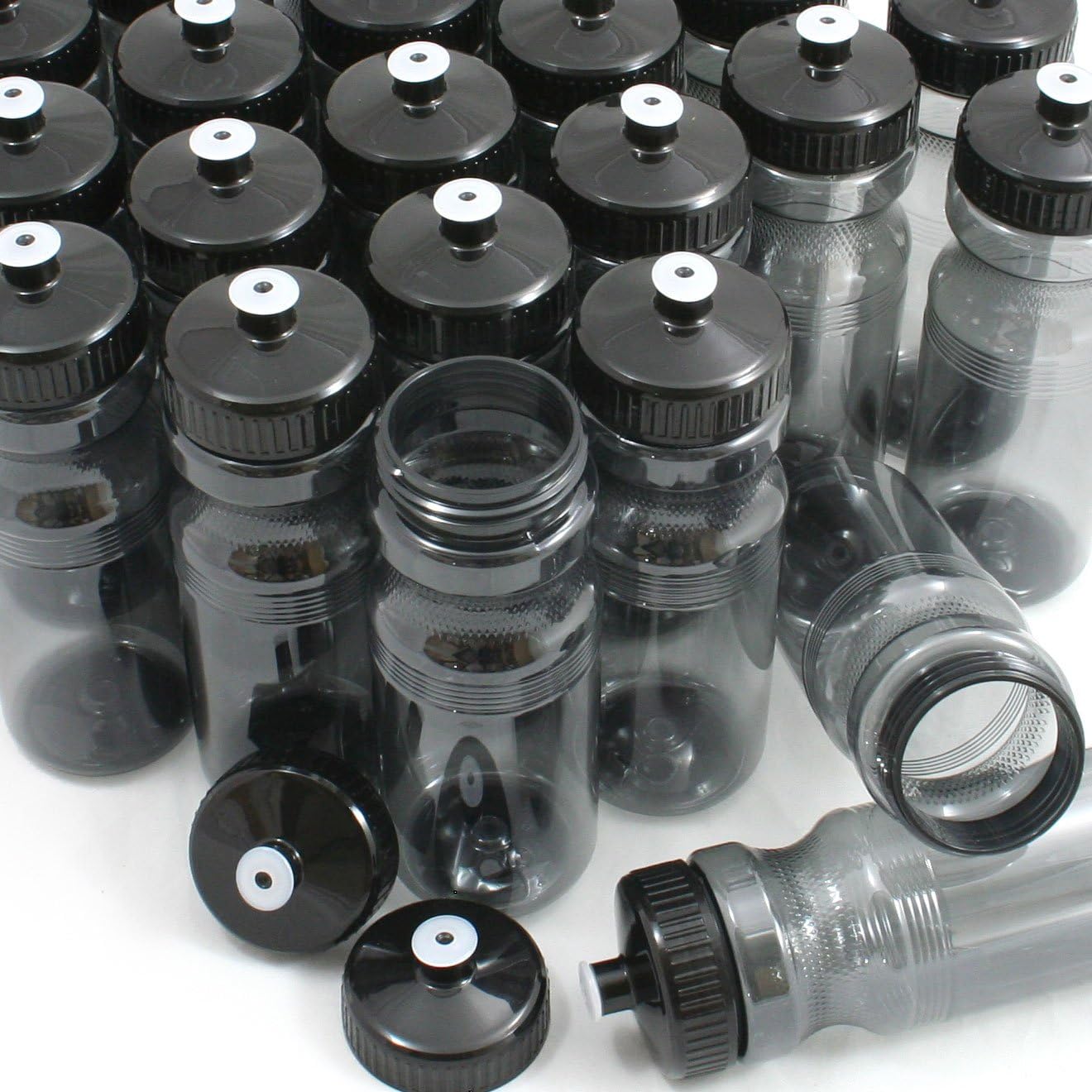 Rolling Sands BPA-Free 24 Ounce Water Bottles, Bulk 100 Pack, Made in USA