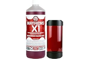 Mayhems - X1 Premixed PC Coolant - Computer Water Cooling Fluid - Liquid Cooling, Eco Friendly Series, 1 Litre, Berserker Blood Red