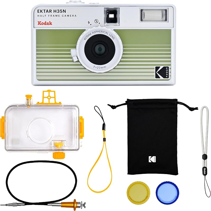 Kodak Ektar H35N Half Frame Film Camera 35mm Focus-Free Star Filter Kit
