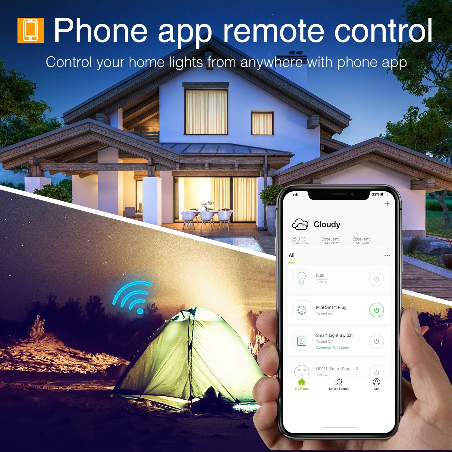 google home lights offline
