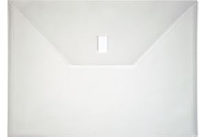 Lion Design-R-Line Poly Envelope, 9 3/8 X 13-Inch, Clear, Pack of 6 (22080-CR-6P)