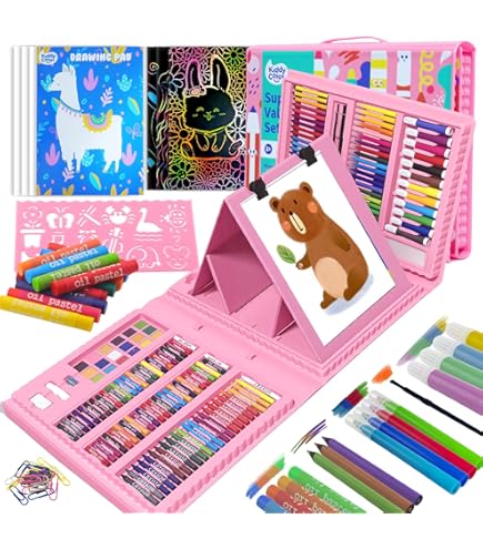 Amazon.com: Nicole 79 Piece Studio Art & Craft Supplies Drawing