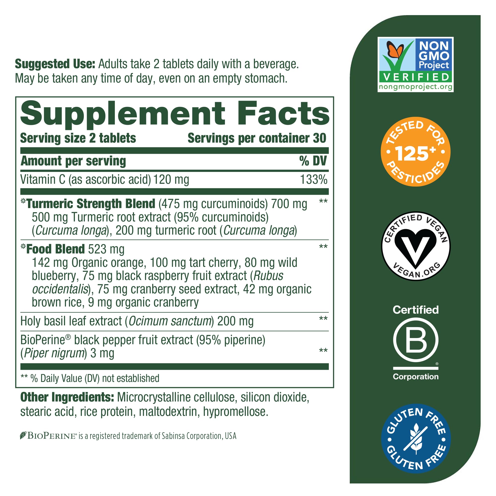 Mua MegaFood Turmeric Curcumin Extra Strength - Whole Body - Turmeric ...