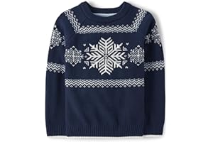 Gymboree Boys' and Toddler Long Sleeve Crew Neck Pullover Sweater