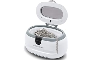 Magnasonic Professional Ultrasonic Jewelry Cleaner Machine for Cleaning Eyeglasses, Watches, Rings, Necklaces, Coins, Razors, Combs, Tools, Parts, Instruments (CD2800)