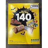 Mars Wrigley Halloween Assorted Fun Size Candy, 140 Count, 1.48 kg