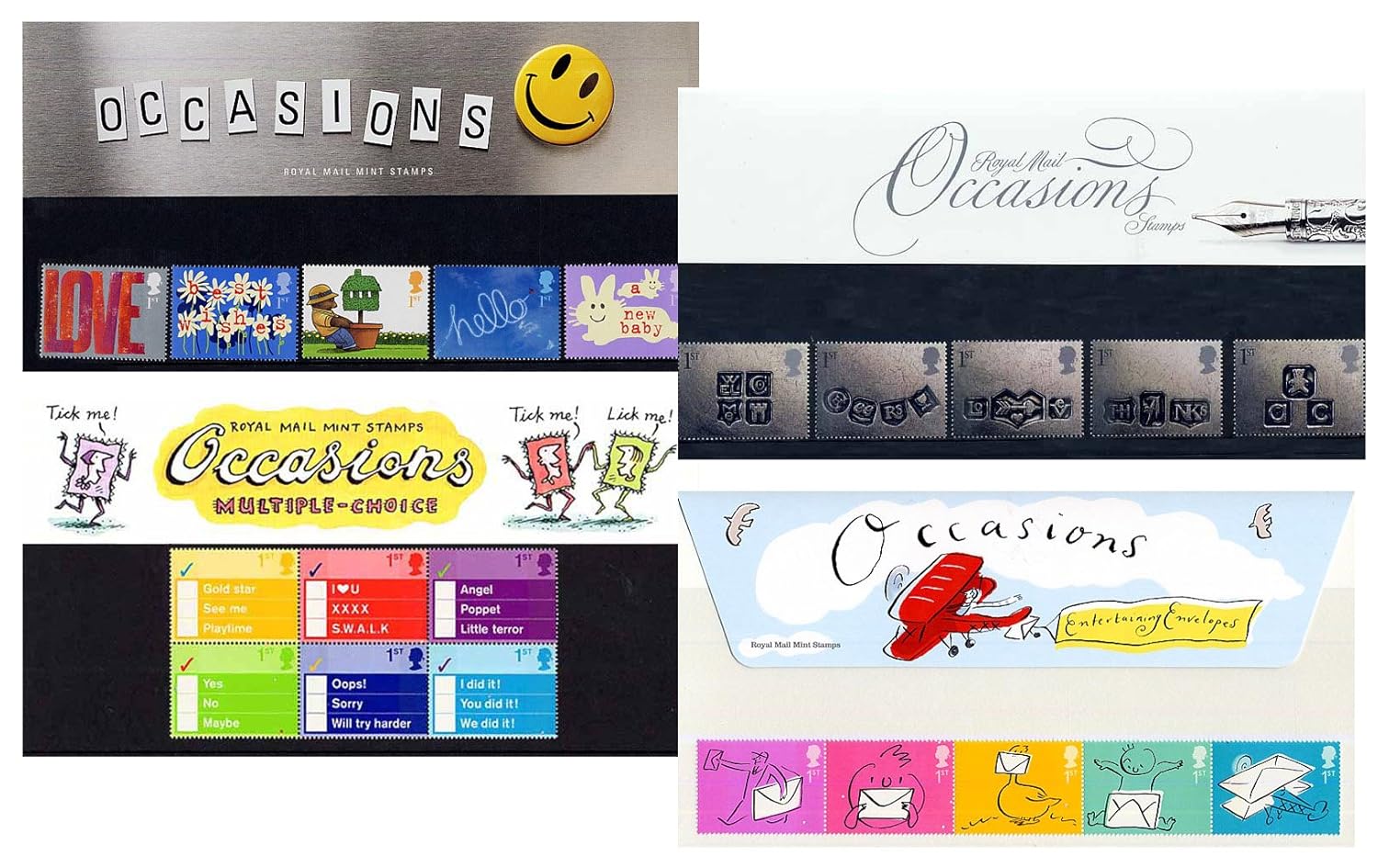 4 juego de Royal Mail ocasiones paquetes de presentación - Royal ...