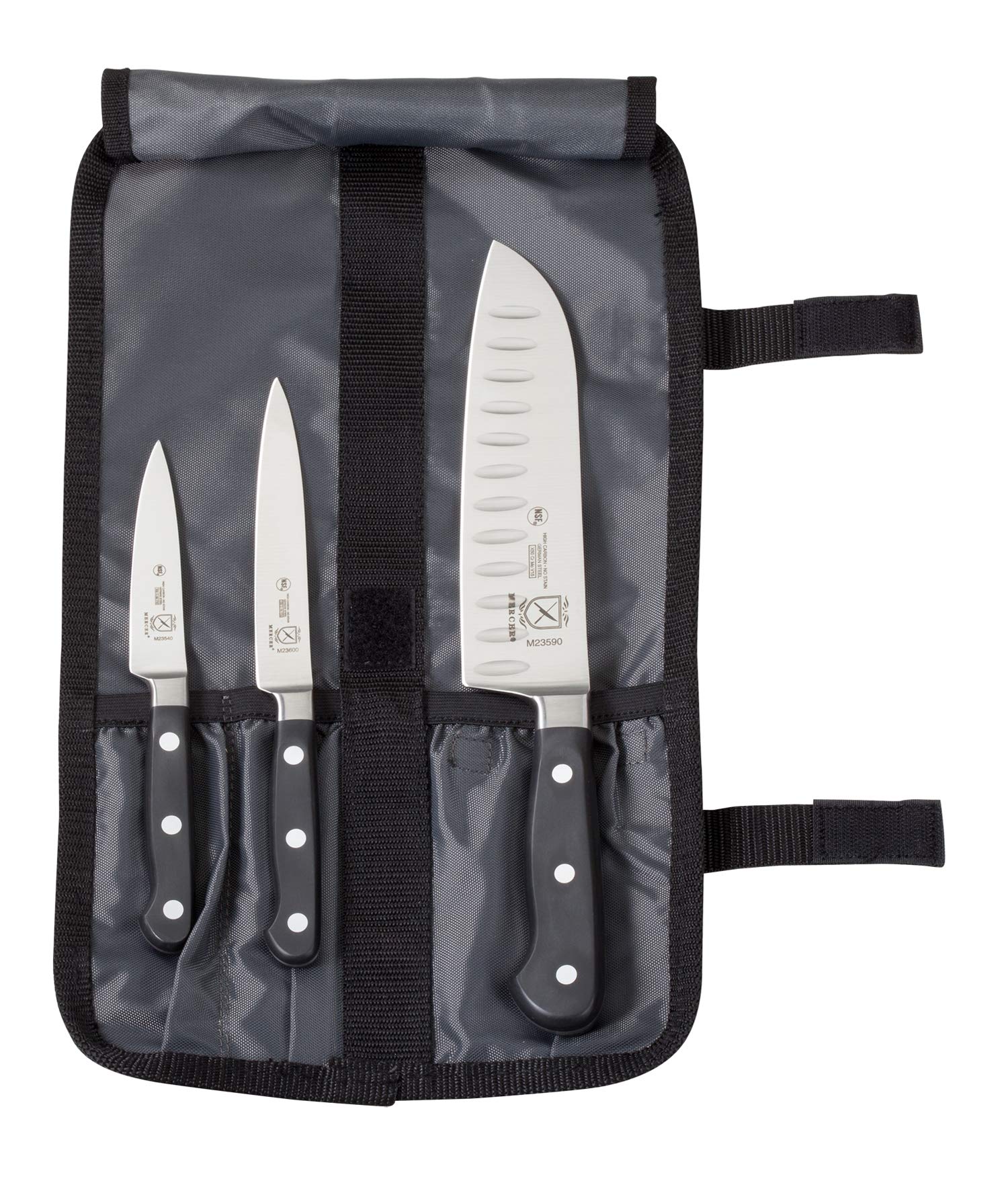 Mercer Culinary Renaissance 4-Piece Knife Starter Set, Stainless Steel, 25x10x3 cm, Silver, Not Applicable.