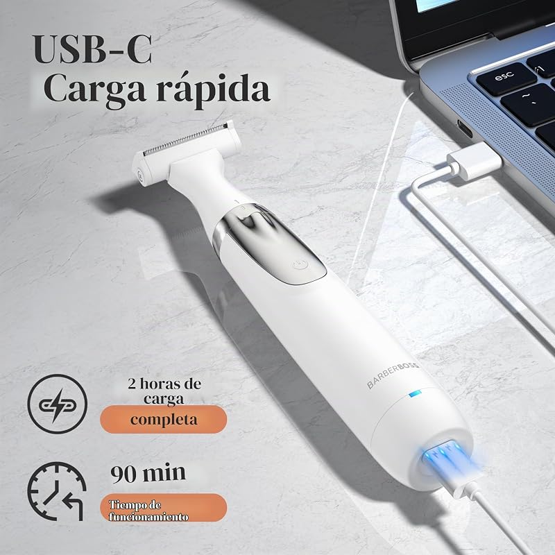 Afeitadora eléctrica para mujer, afeitadora portátil 3 en 1 para mujer, afeitadora corporal, de bikini y facial, afeitadora inalámbrica, depiladora facial, QR-8003
