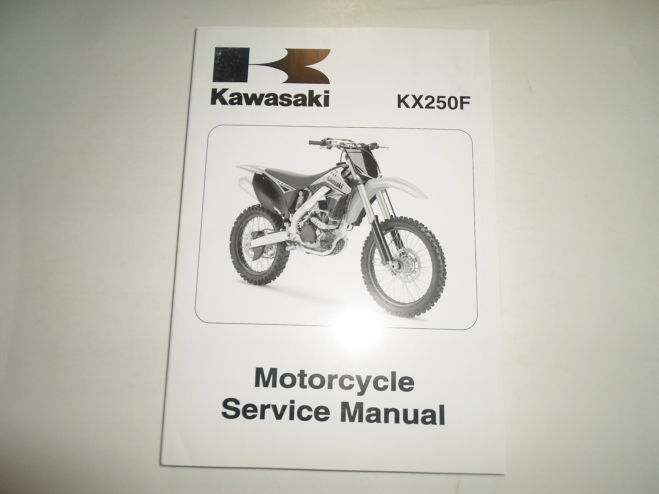 2009 Kawasaki KX250F Motorcycle Service Repair Manual Paperback – 2008