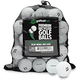 GolfBall Nut - Recycled Golf Balls for Bridgestone Tour Mix - Used Golf Balls Bulk 3A Good Condition &ndash; Includes Mesh Bag &ndash; (24-48)-Pack, White
