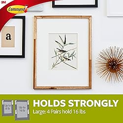 Command Large Picture Hanging Strips, Damage Free