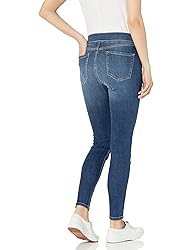 Amazon Essentials Women's Mid-Rise Stretch Pull-On