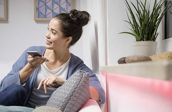 LEDVANCE SMART Tira de Smart LED Bluetooth 3x60cm color de luz cambiante 2000K 6500K colores RGB cambiables longitud 180cm controlable con Google Alexa y Apple HomeKit SMART BT FLEX 3P