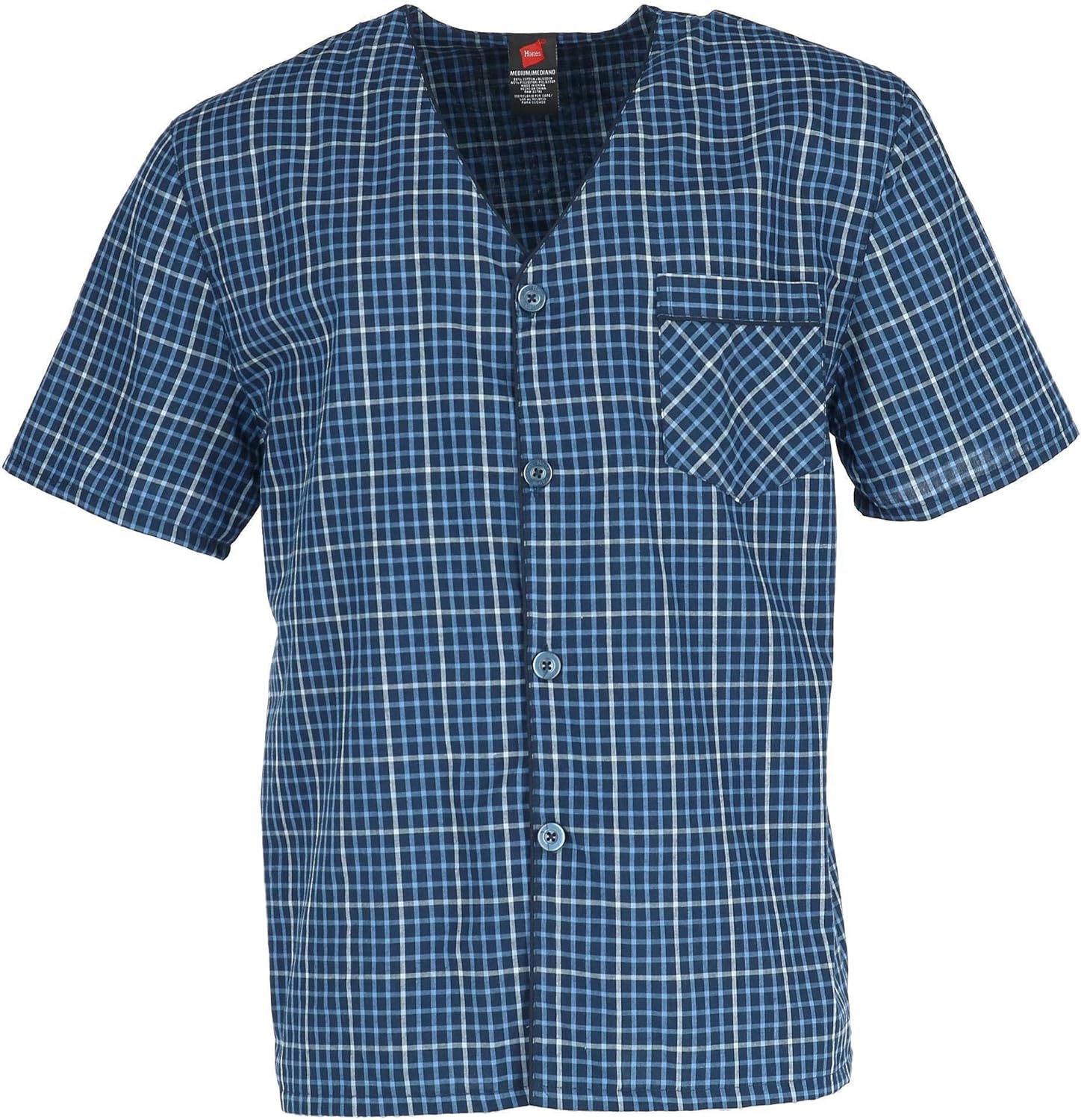 Hanes Big and Tall Short Sleeve Short Leg Pajama Set at  Women’s Clothing store